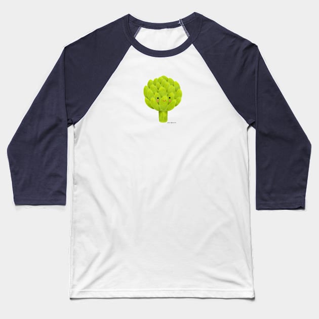 Artichoke Baseball T-Shirt by julianamotzko